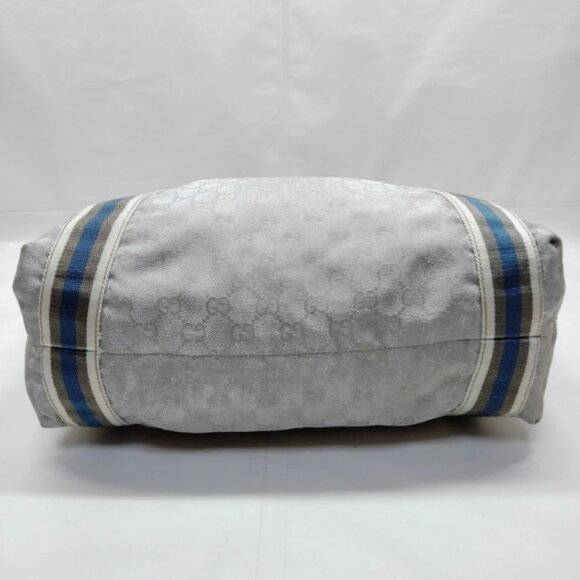 GUCCI Medium GG Canvas Web Vertical Tote - Picture 5 of 9